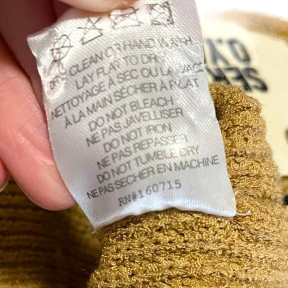 NWT SER•O•YA Brown London Pants Knit Flare High Rise Slight V Waist Size Large‎ - Picture 13 of 15